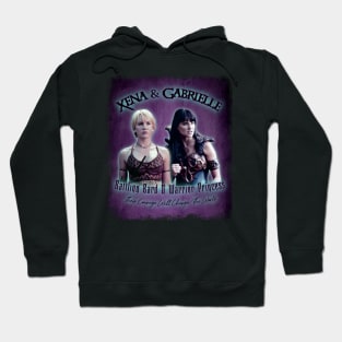 Xena & Gabrielle Vintage Look Hoodie